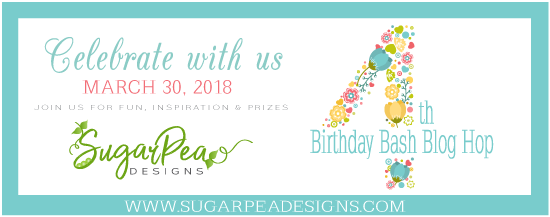 SugarPea Designs Birthday Bash Graphic 4 Years Banner