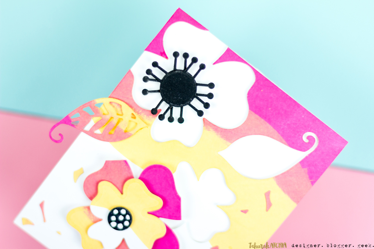 Hey Hi Hello Flowers Card by Taheerah Atchia