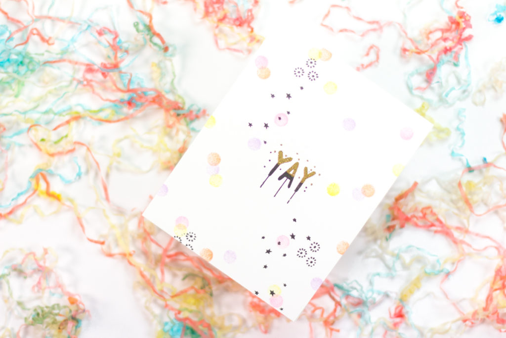 Yay Confetti Card by Taheerah Atchia